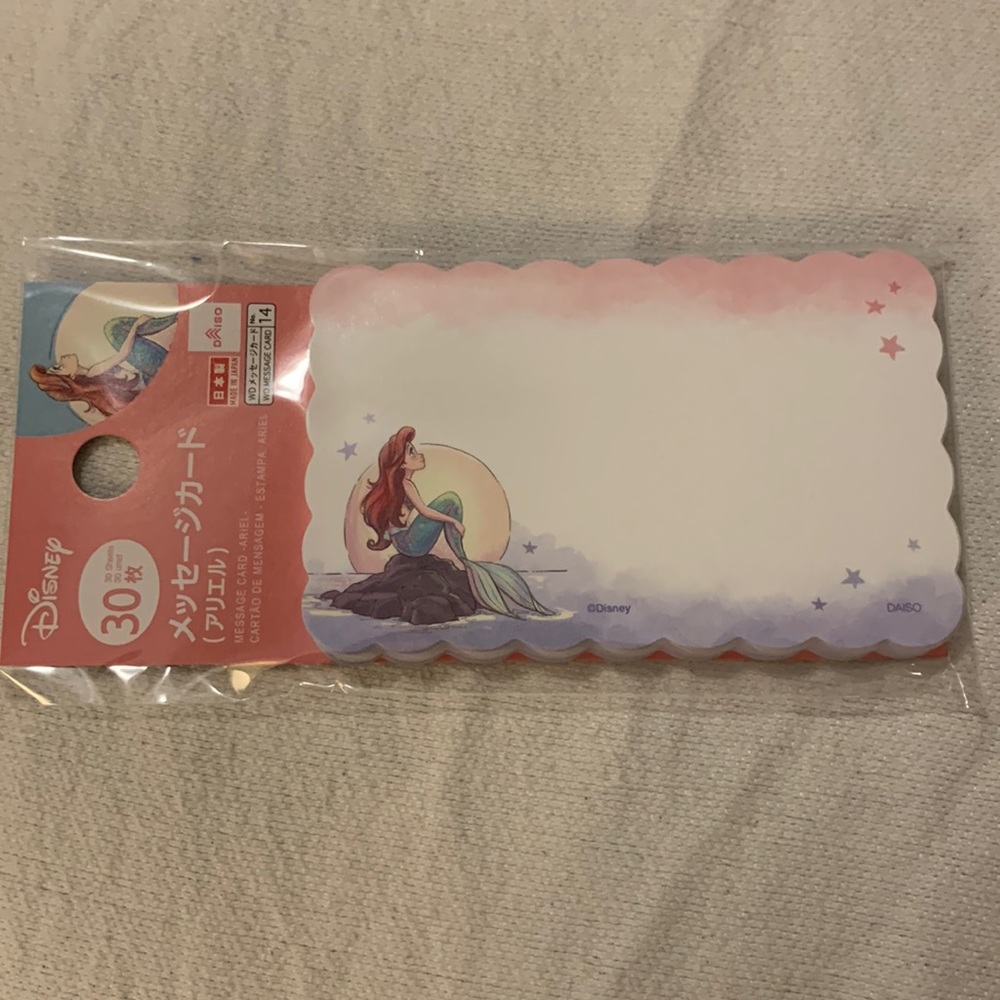 Little Mermaid message cards